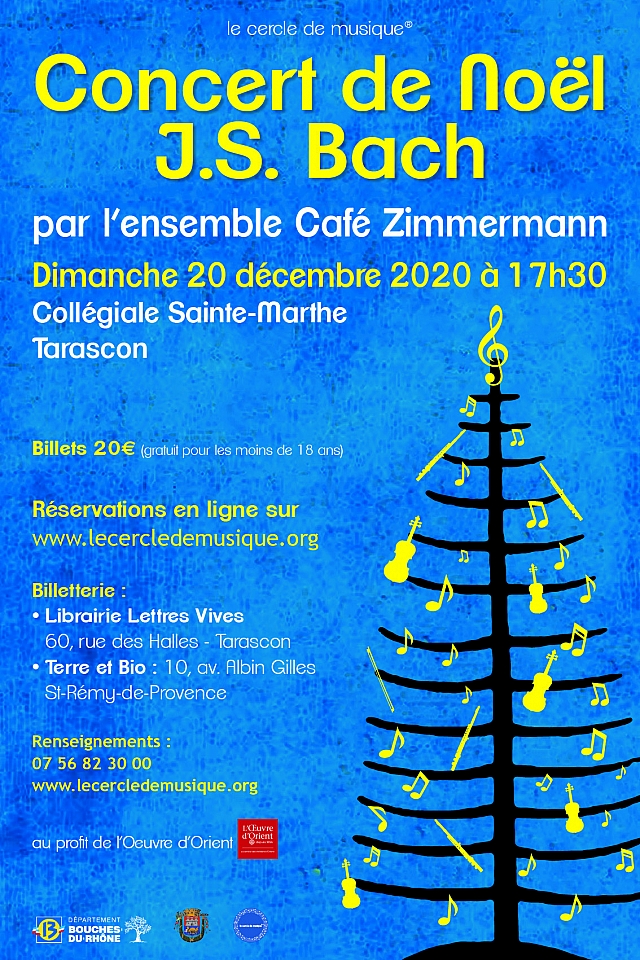 Bac en fête, concert de Noël par l'ensemble Café Zimmermann